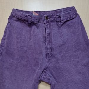 Gitano Vintage 80s Women's Purple Jeans